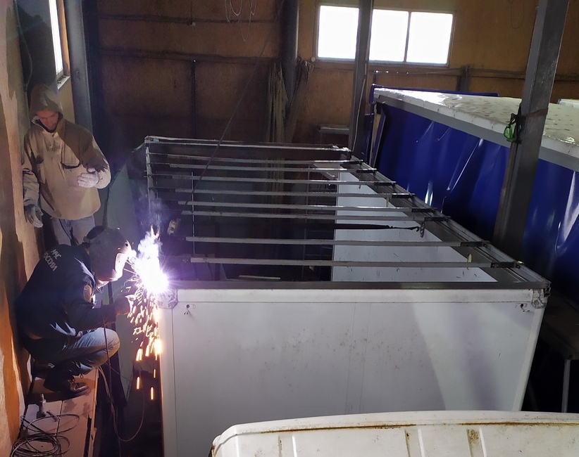 Переоборудование фургона в сдвижной механизм под верхнюю загрузку&nbsp;