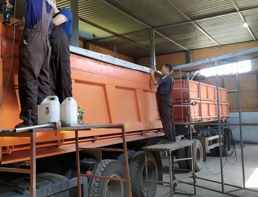 Полог на самосвал в Омске