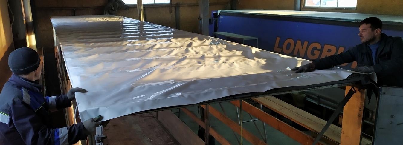 тент крыши ПВХ полуприцеп Омск